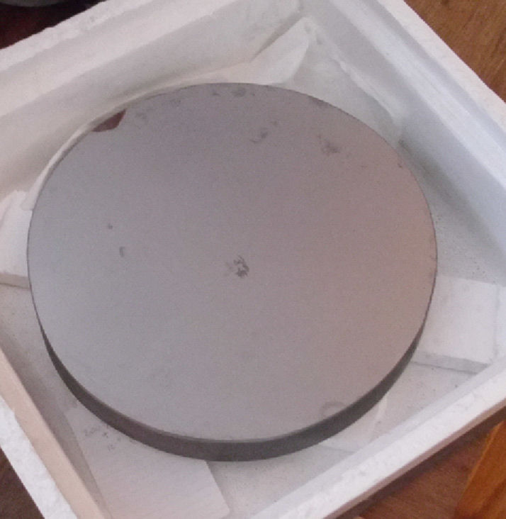 1 4 Wave As Measured Years Ago 12 F 8 Translucent Coating Plate Bought At Stellafane Told It Came From Middlebury College Vt Telescope I Have Iron Mirror Cell Their Observatory Is Mentioned In Atm 1938 Ingalls